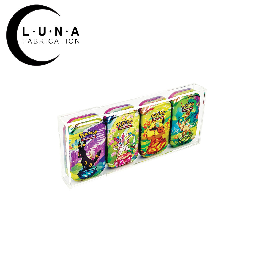 Acrylic Display Case for 4 Pokemon Mini-Tins
