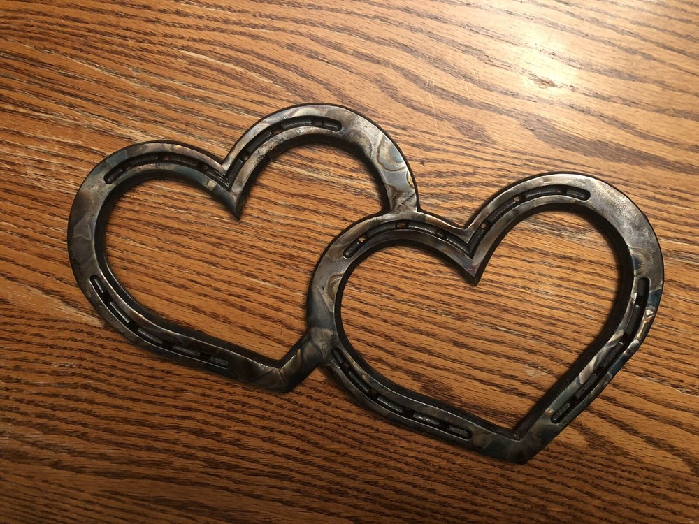 Double Horseshoe Heart (1pc) Handmade