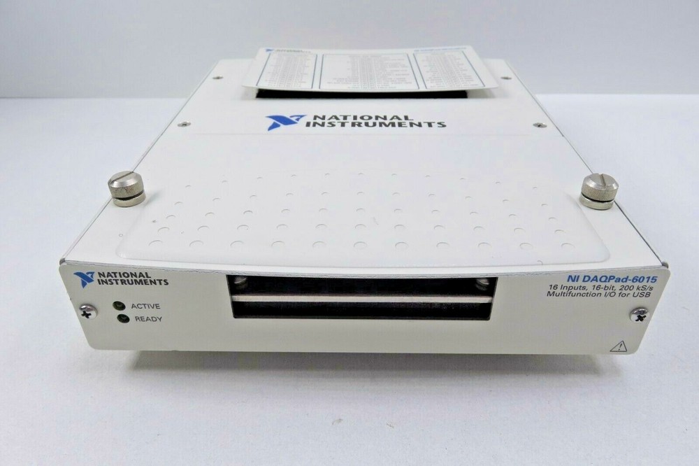 National Instruments NI DAQPad-6015 Multfunction I/O for USB (Power Tested)