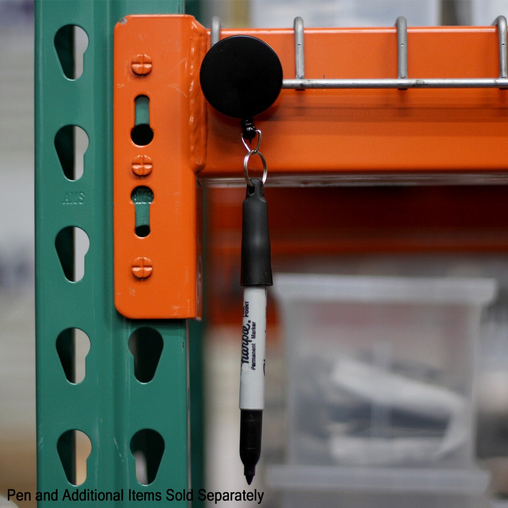 Heavy Duty Retractable Pen Pull Holder Reel for Sharpies & Carpenter Pencils