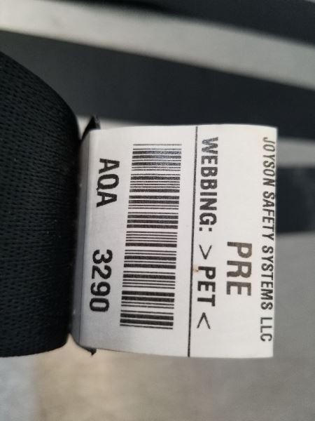 24 2024 HONDA ACCORD OEM PASSENGER RIGHT FRONT SEAT BELT RETRACTOR BLACK