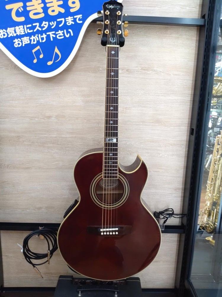 Epiphone BAXTER/BR Acoustic Electric Guitar Jeff Baxter Model with Case