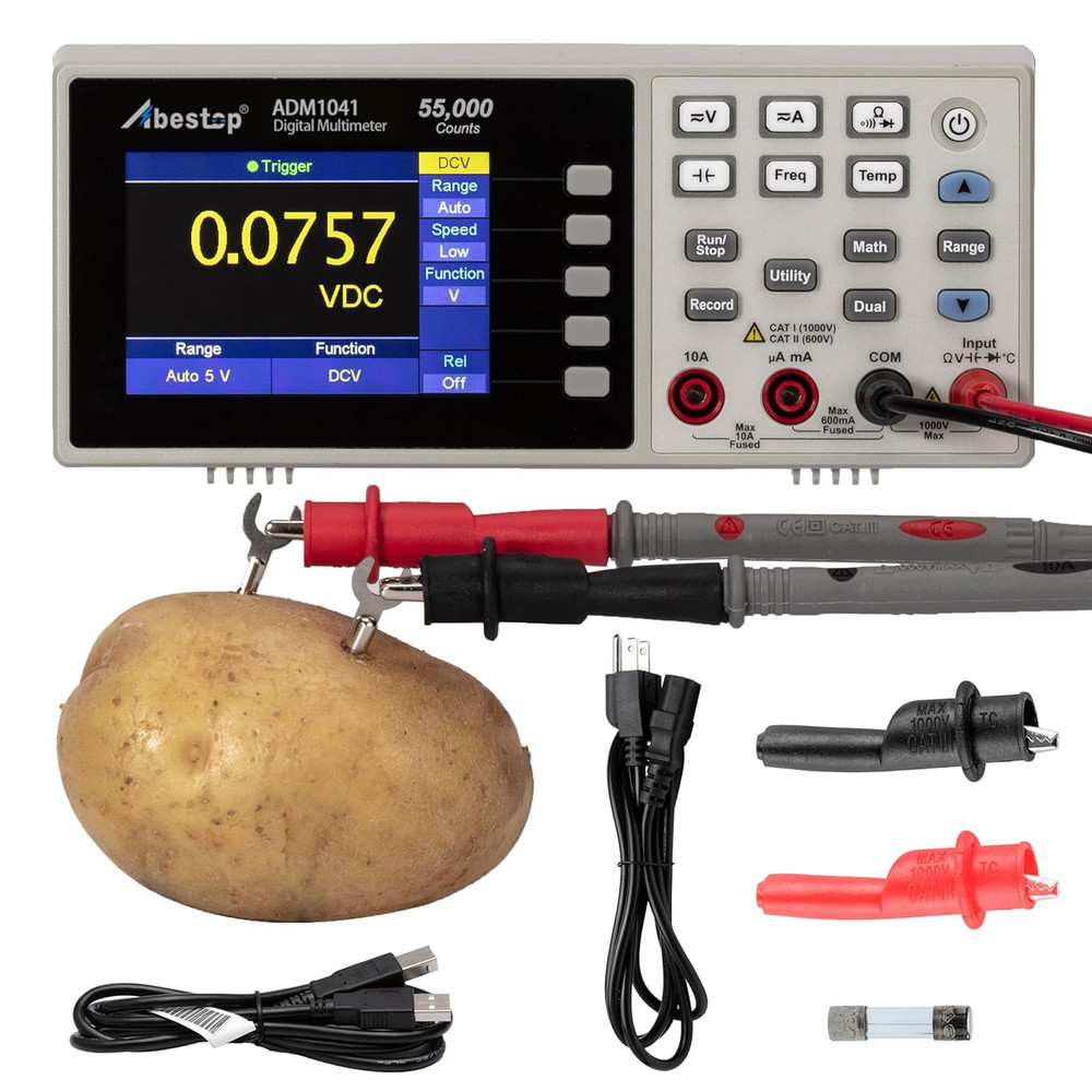 ADM1041 Bench Multimeter - 1000V DC, 10A AC/DC, True RMS, Multi-Tester