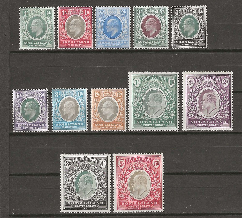 SOMALILAND 1904 SG 32/44 MINT