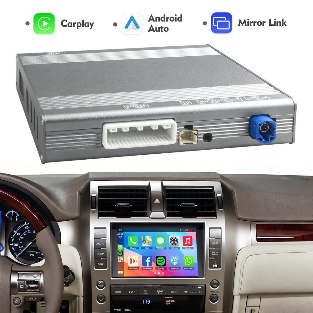 Wireless CarPlay Android Auto Module Interface Kit for Lexus GX460 2014-2021