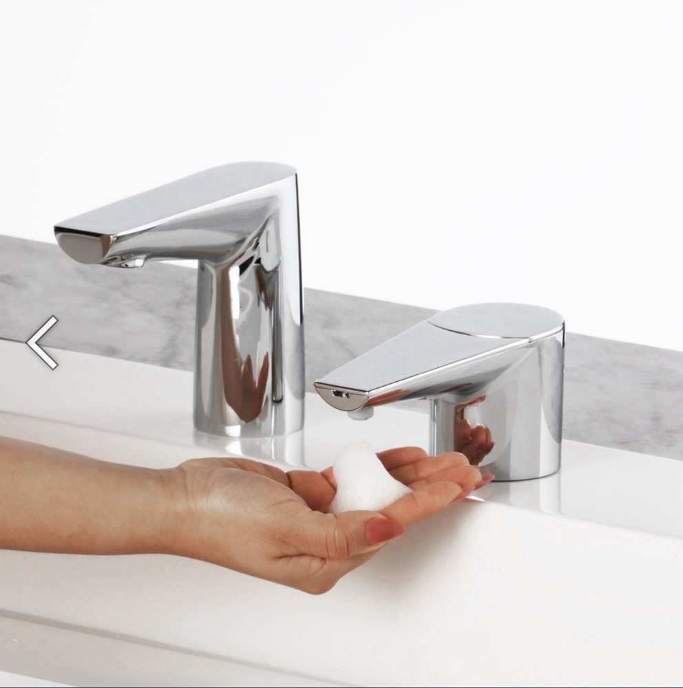 BOBRICK B-828 Sure Flow Automatic Universal Counter mounted SOAP DISPENSER