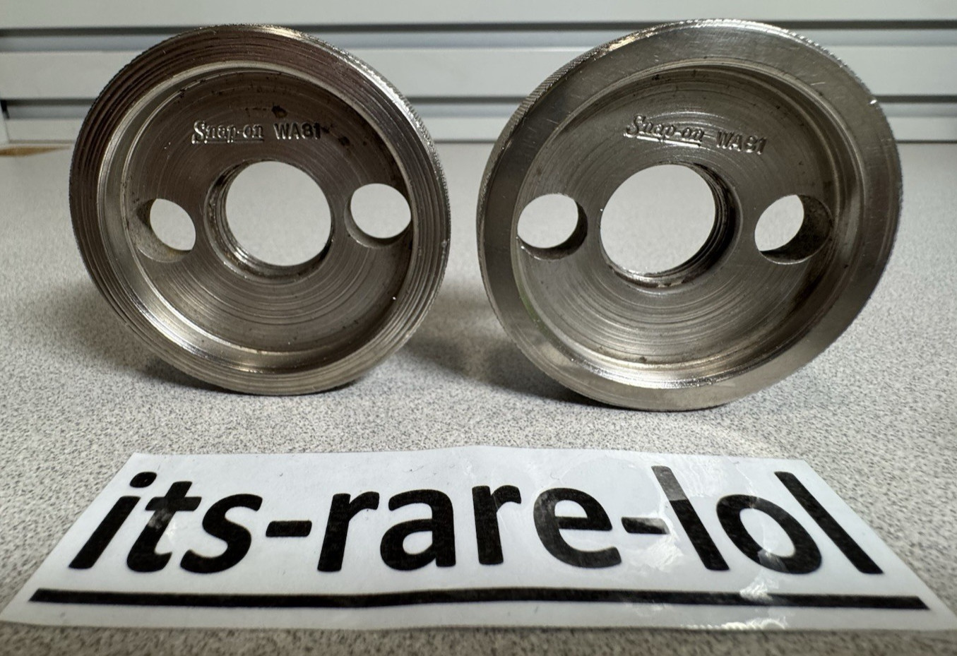 Snap-on WA-60E Magnetic Caster Camber Alignment Gauge & WA802/WA812 Hub Adapters