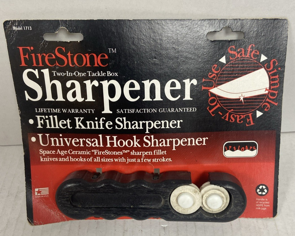 FireStone Two-in-One Fillet Knife Sharpener / Hook Sharpener/broadhead sharpener