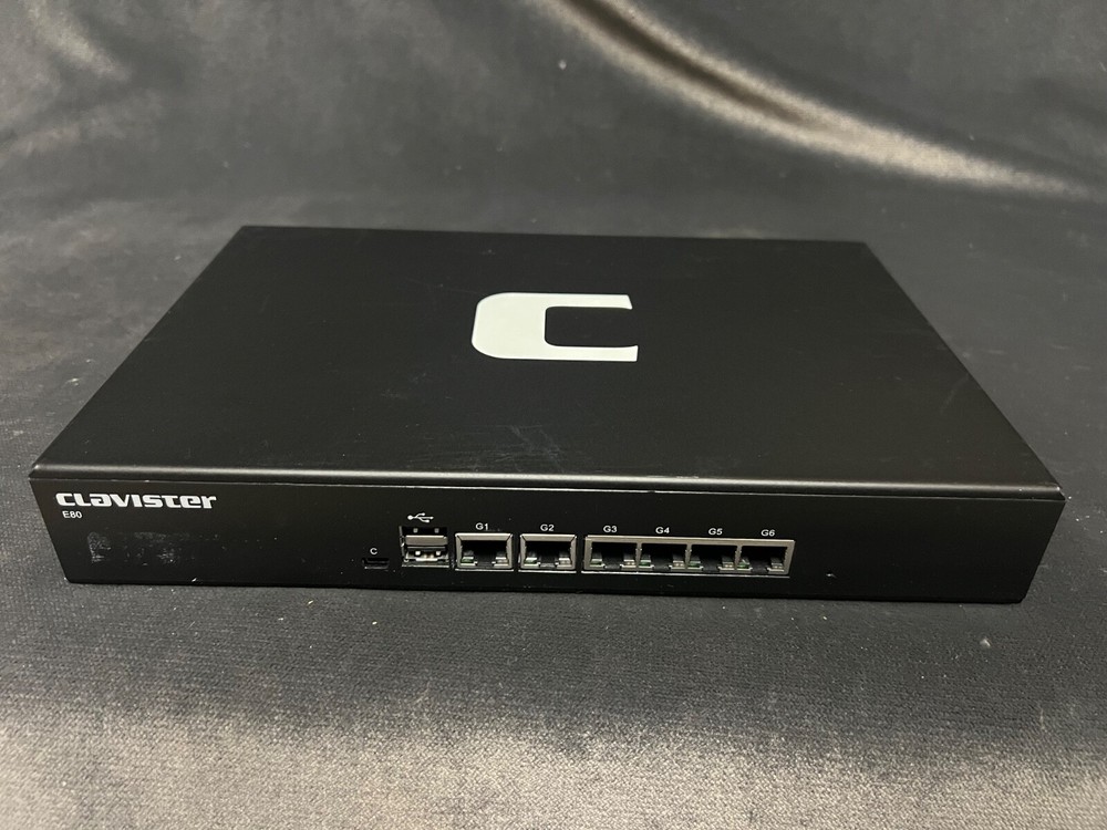 Clavister E80 6 Port Ethernet Desktop Firewall
