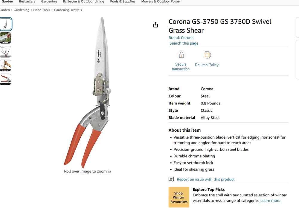 4 CORONA Garden Tools pruning shears pruner Hedge clipper ReConditioned