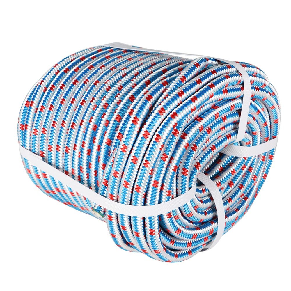Braid Polyester Nylon Arborist Tree Rope 1/2"×150' 16 Strand Double USA