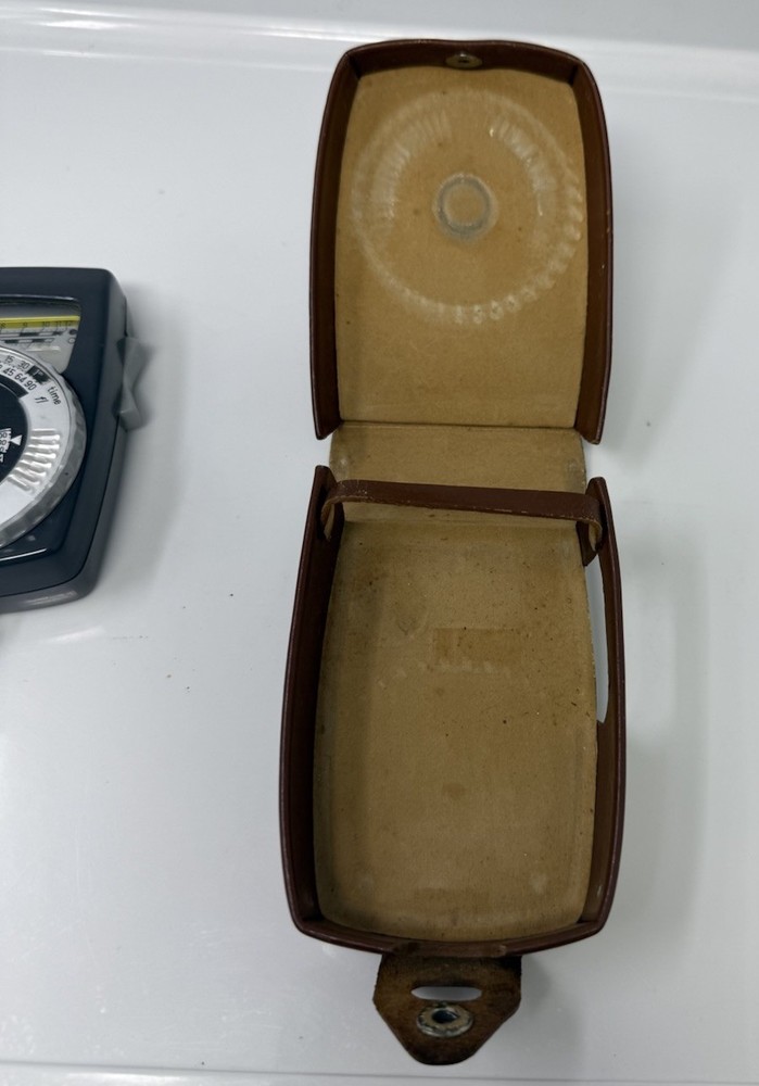 Lunasix 3 Gossen Light Meter & Case W Germany Untested Clean Battery Comp.