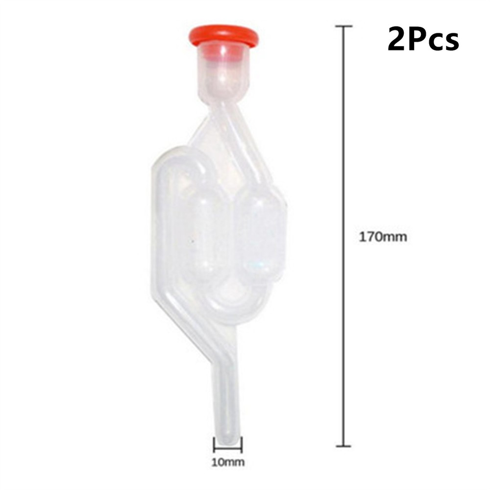 2PCS One-way Plastic Home Beer Making Tool Beer Brewing Fermentation Valve