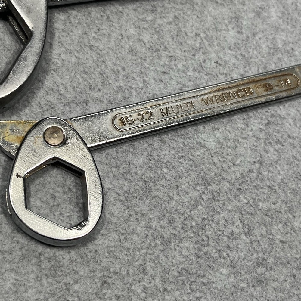 Vintage Adjustable Heavy Duty Multi Wrenches