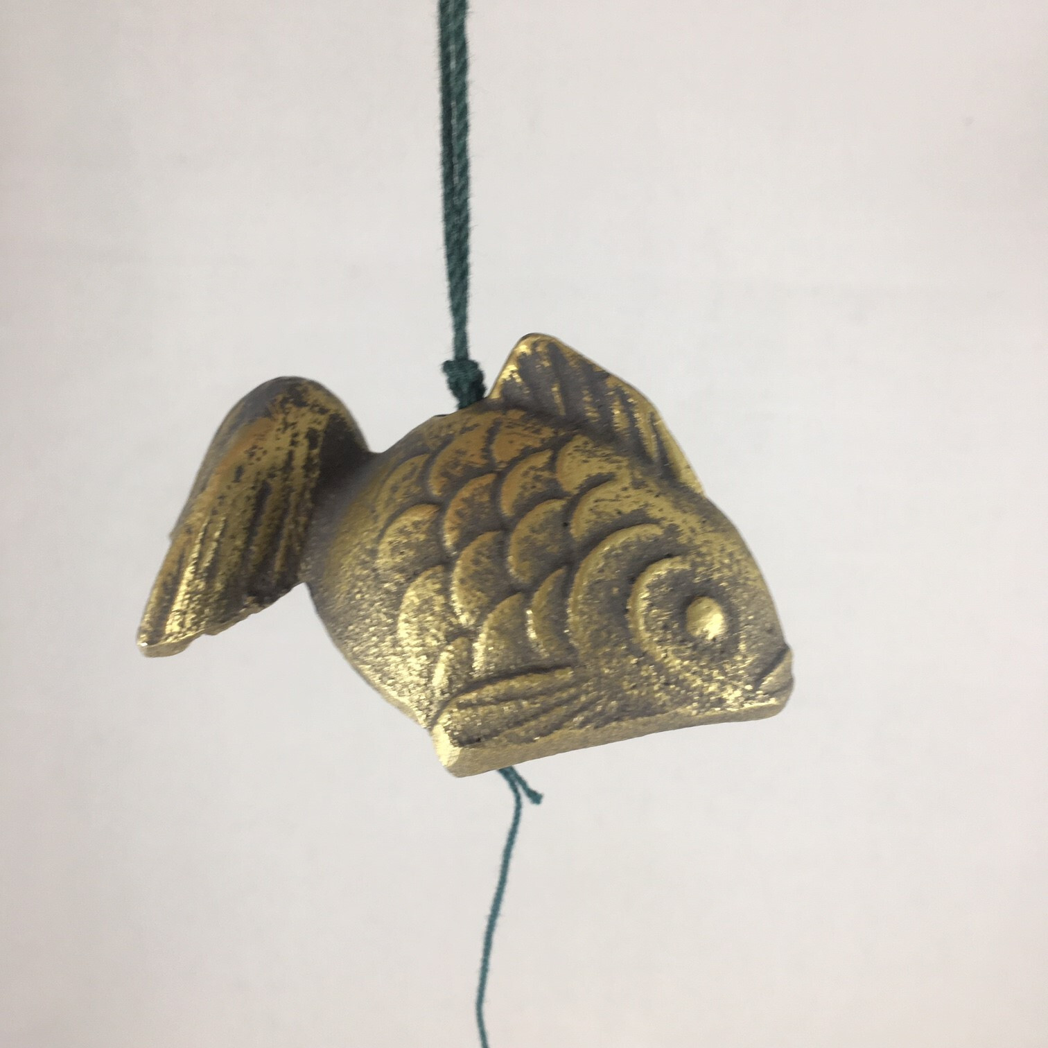Japanese Wind Chime Nambu Cast Iron Kingyo Golden Goldfish Bell Made in Japan