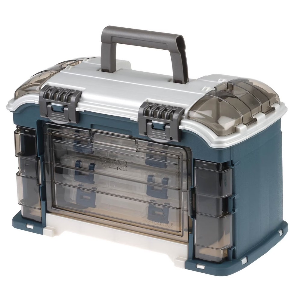 Angled Tackle System 3700, Blue and Silver