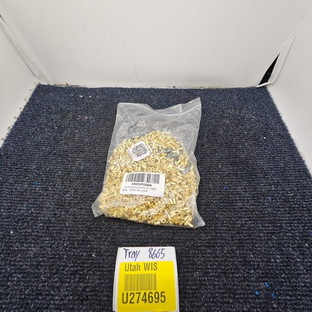 (1000 PIECES) Beekeeping Eyelets, Brass End Threading Hole For Bee Frames