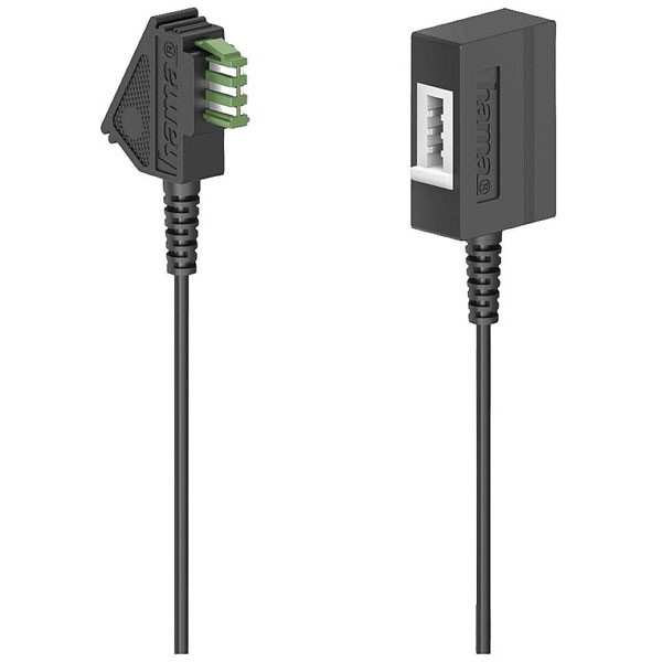 Hama 201102 TAE-Uplug TAE-U Black 10M Socket Phone Cable