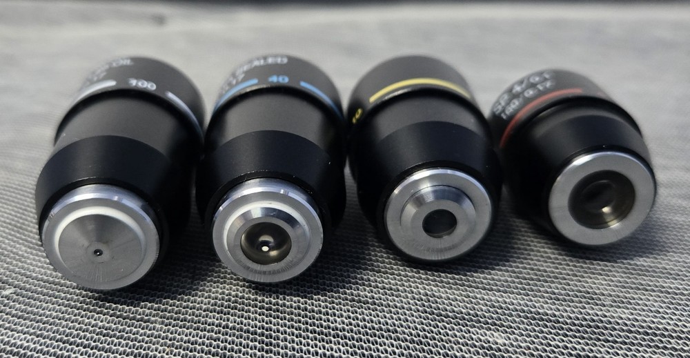 SWIFT MISCROSCOPE OBJECTIVES 4 X/ 10X/ 40X/ 100X/ (INV01-A001B)