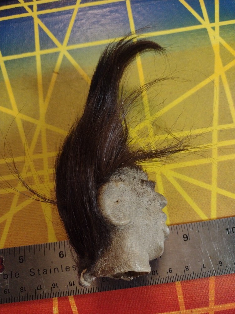 SHRUNKEN HEAD Goatskin Imitation Replica Prop