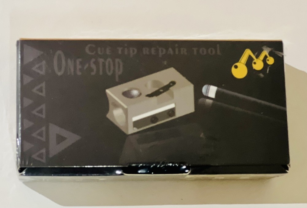 One-stop cue tip repair tool