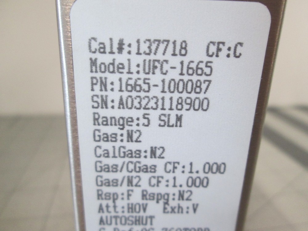 Unit, UFC-1665, N2, 5 SLM, Mass Flow Controller, New