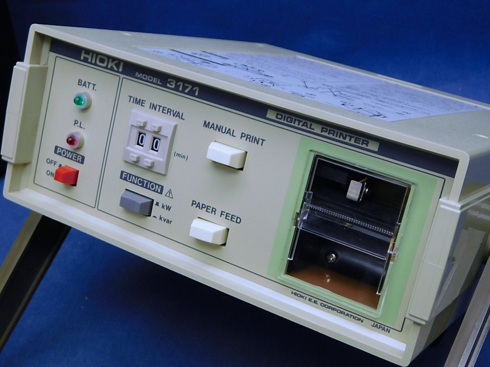 Hioki 3171 Digital Printer Power Analyzer Data Logger Recorder Industrial USED