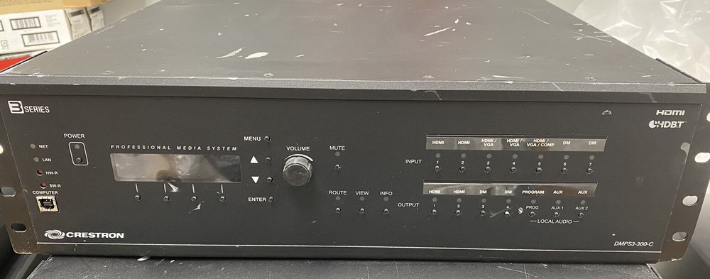 Crestron DMPS3-300-C HDMI Rack Mount Pro. Digital Media Presentation System