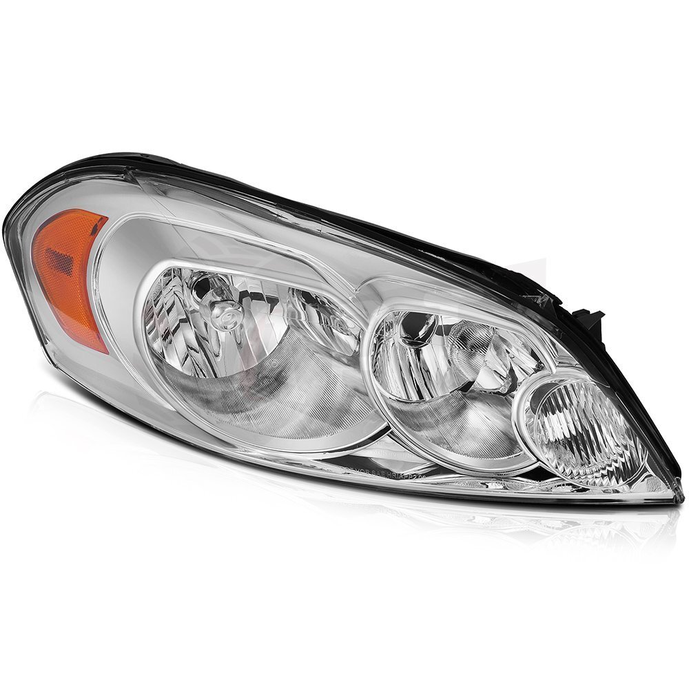 For 2007-2013 Chevrolet Impala Chrome Headlights Assembly Replacement Lamp set