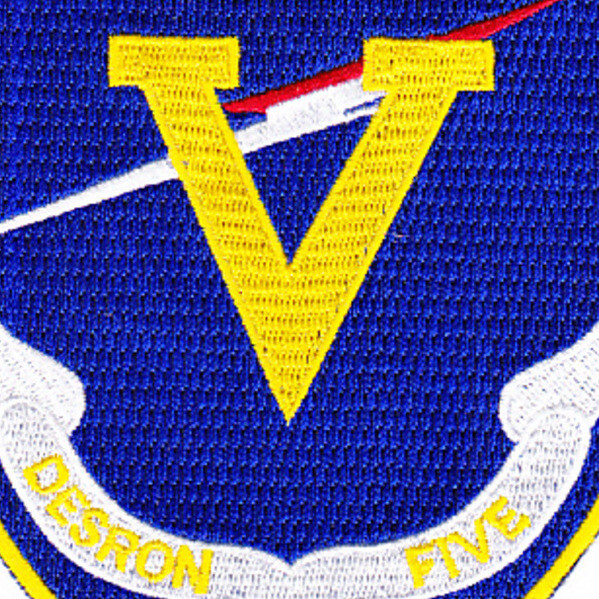 DESRON 5 Destroyer Squadron Patch - Version A
