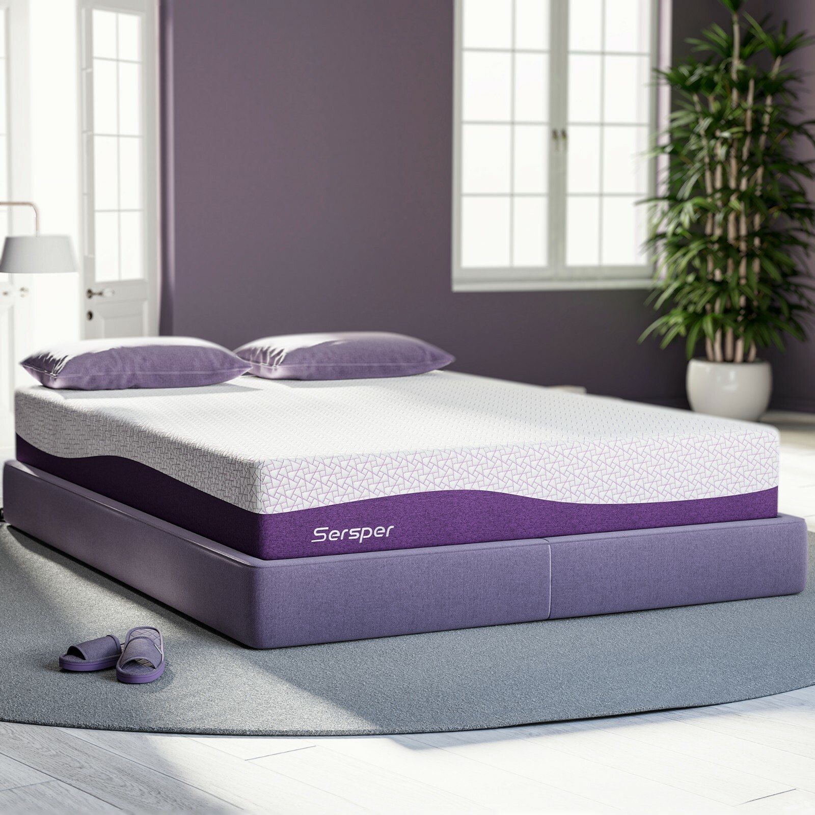 10/12/14 Inch Gel Infused Memory Foam Mattress Full Queen King - Bed In a Box