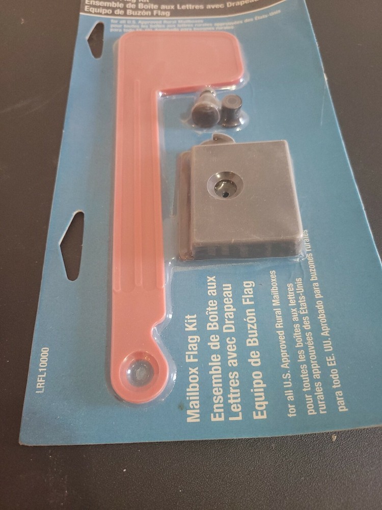 PostMaster Mailbox Replacement Flag Kit Rust Proof Plastic Red - Gibraltar