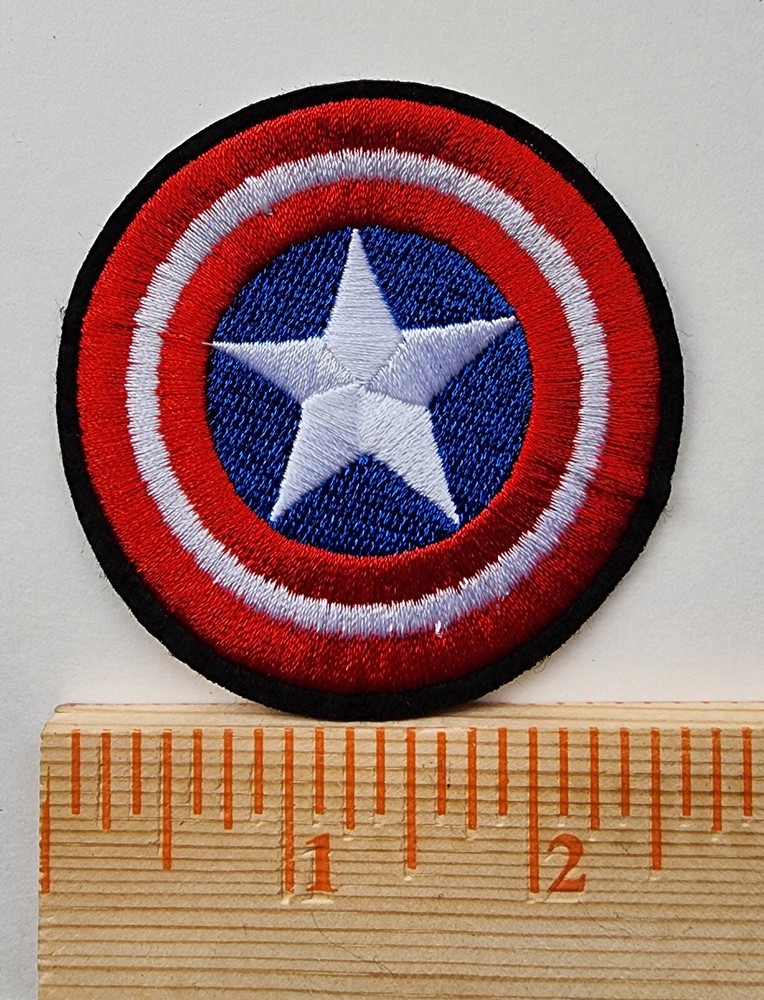 Iron patch featuring Captain America's Shield The First Avenger Assemble