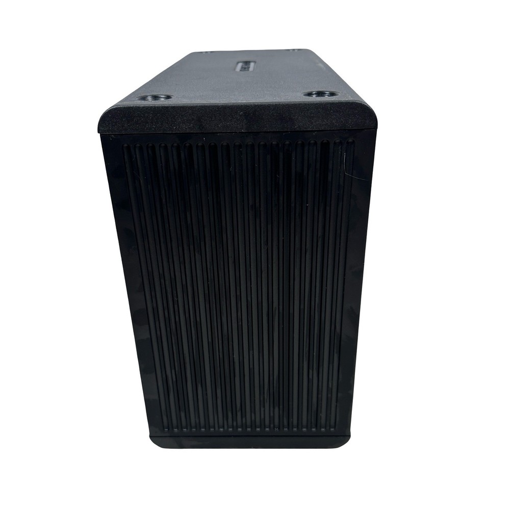 Openstock Black Plastic Double Column 40 Cassette Storage Rack Stackable Media