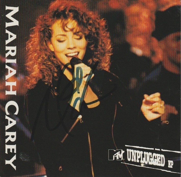 Mariah Carey signed MTV Unplugged cd