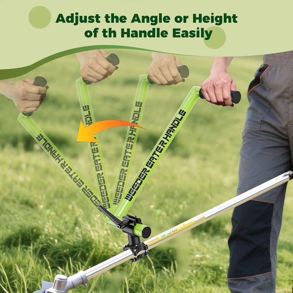 Upgraded Weed Eater Handle Ergonomic String Trimmer Handle with Adjustable Sh...