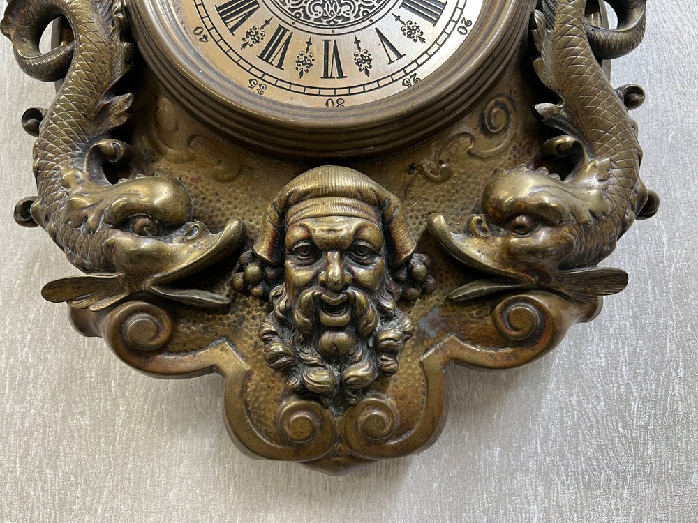Rare Antique Gustav Becker Wall Clock *