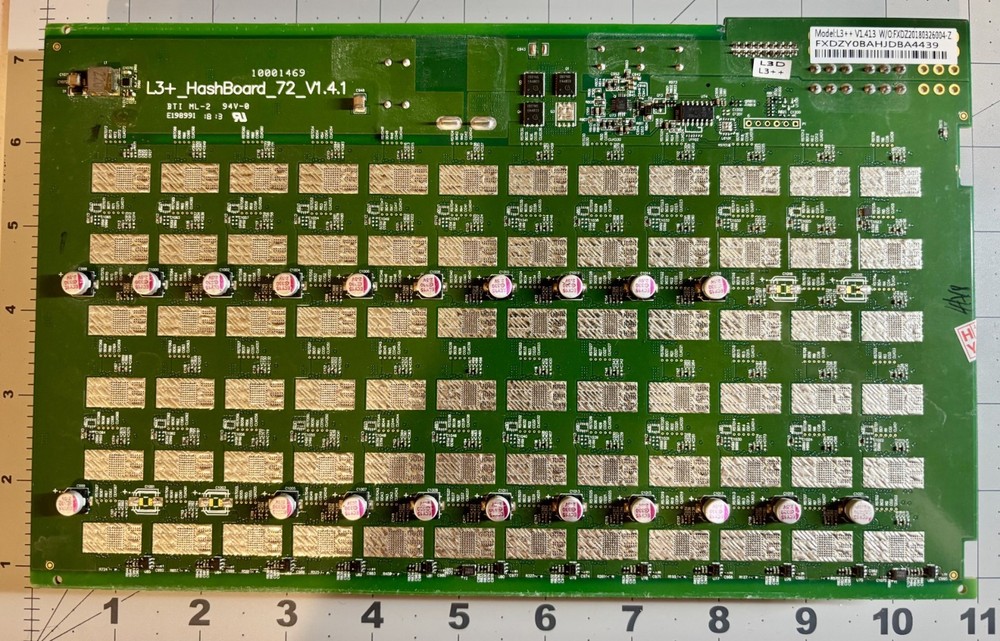Bitmain Antminer L3+ Hashboard Scrypt