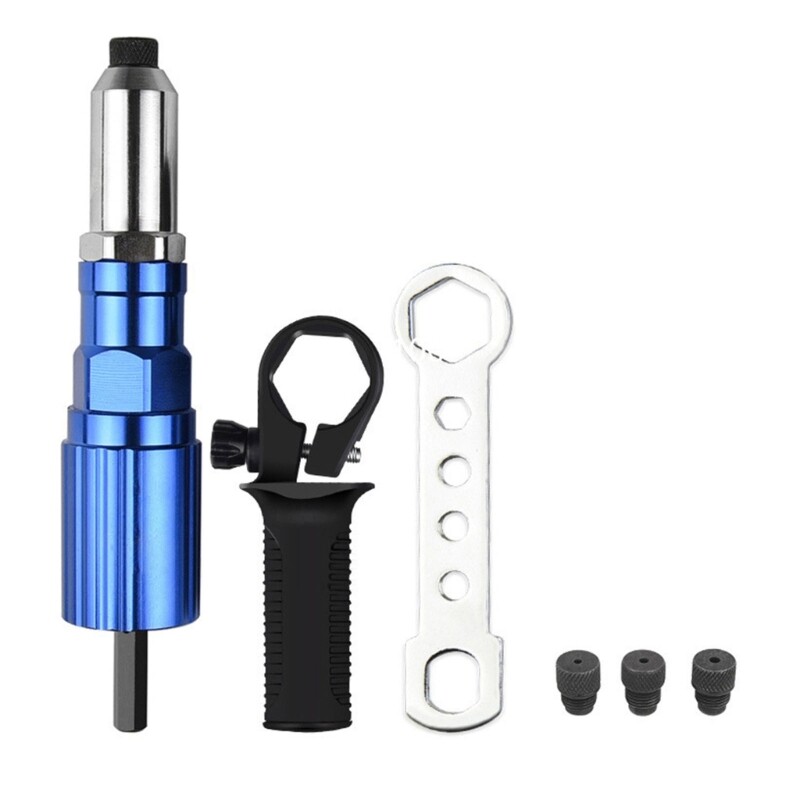 High Hardness Aluminum Casting Material Electric Rivet Gun Conversion Head Set