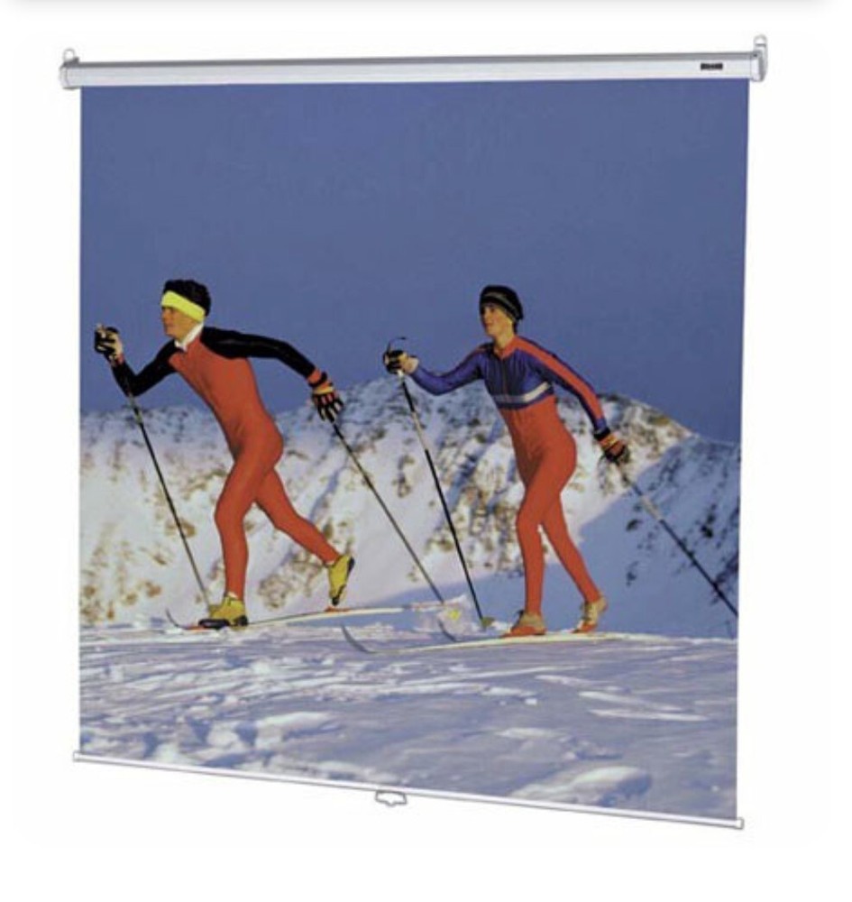 DA-LITE 60"x60" (85" diag) 40836 Matte White Pull-Down Projection Screen New