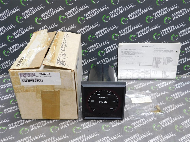 NEW Ametek Dixson BW051P Square Programmable Bargraph 0 - 500 PSIG