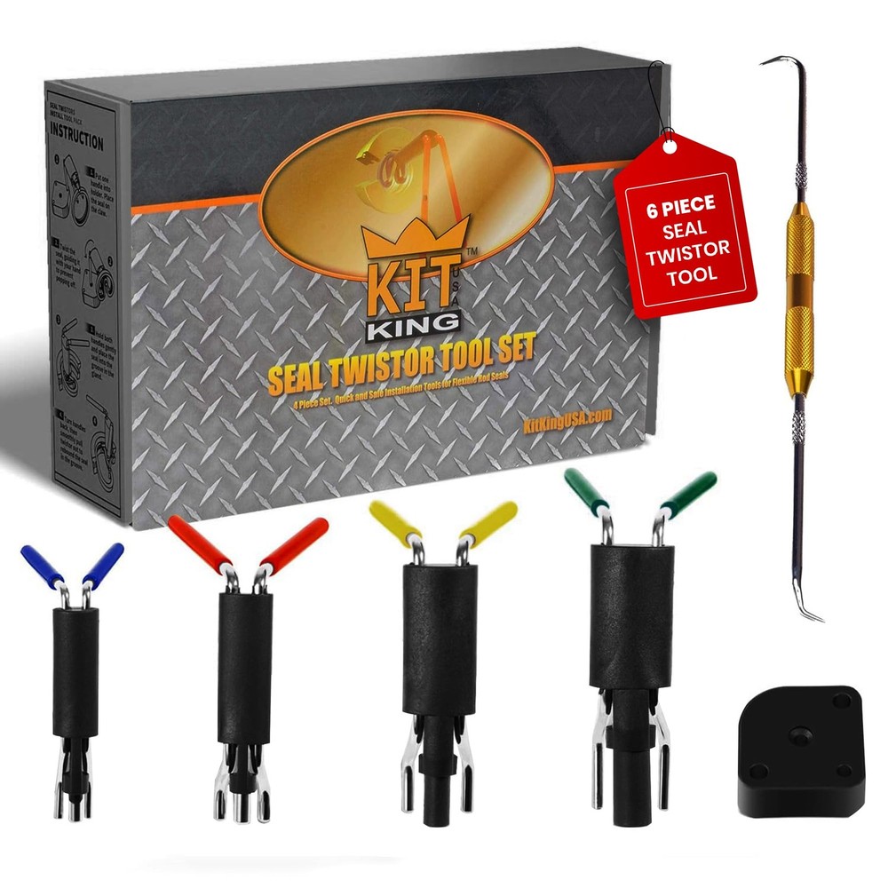Hydraulic Seal Installation Tool Set – 6 Piece Twistor Including...