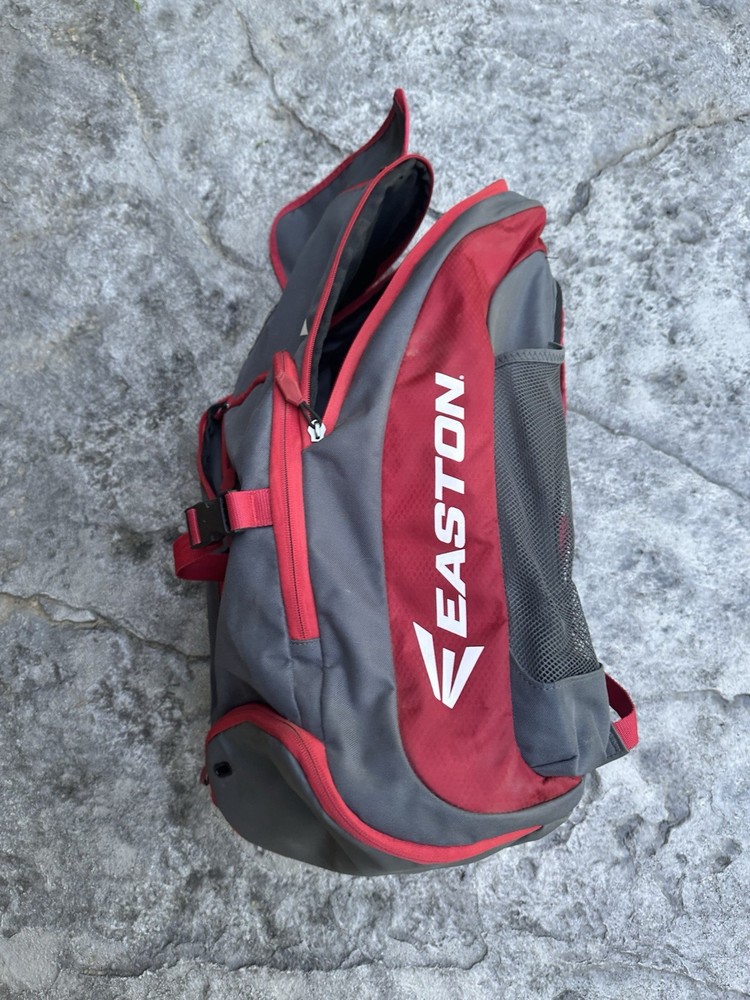 Easton Bat Pack Bag-Baseball/ Softball Backpack Black Red