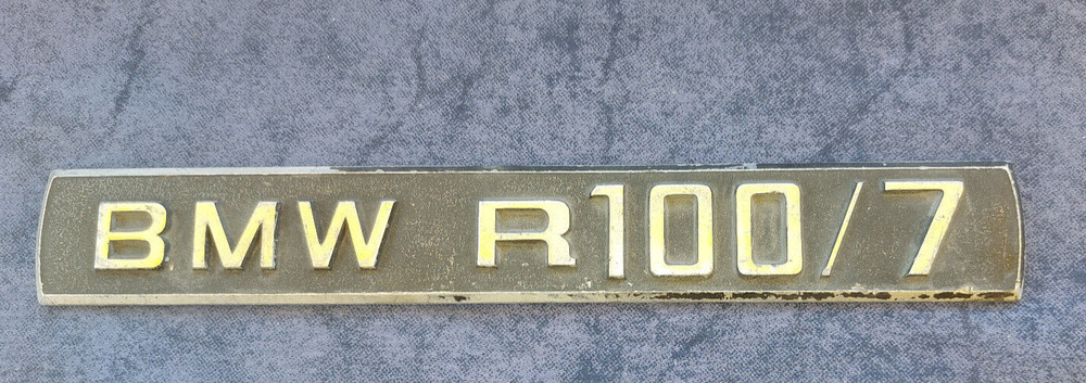 BMW 100/7 Nameplate Type Plate