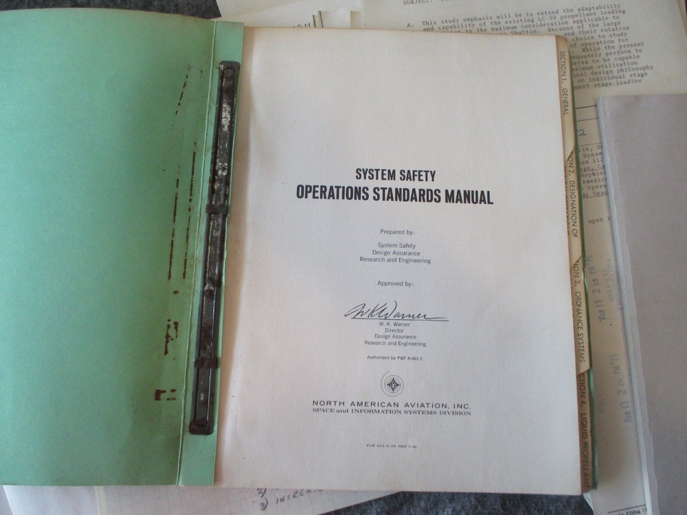 NASA SPACE SHUTTLE ROCKWELL GENERAL DYNAMICS PROPELLANT/CRYOGENICS PROPOSAL++