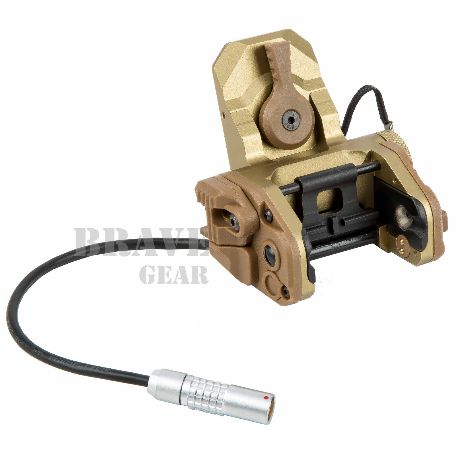 GSGM DPAM Mount w/Helmet Shroud for ANVIS Night Vision Dark Earth