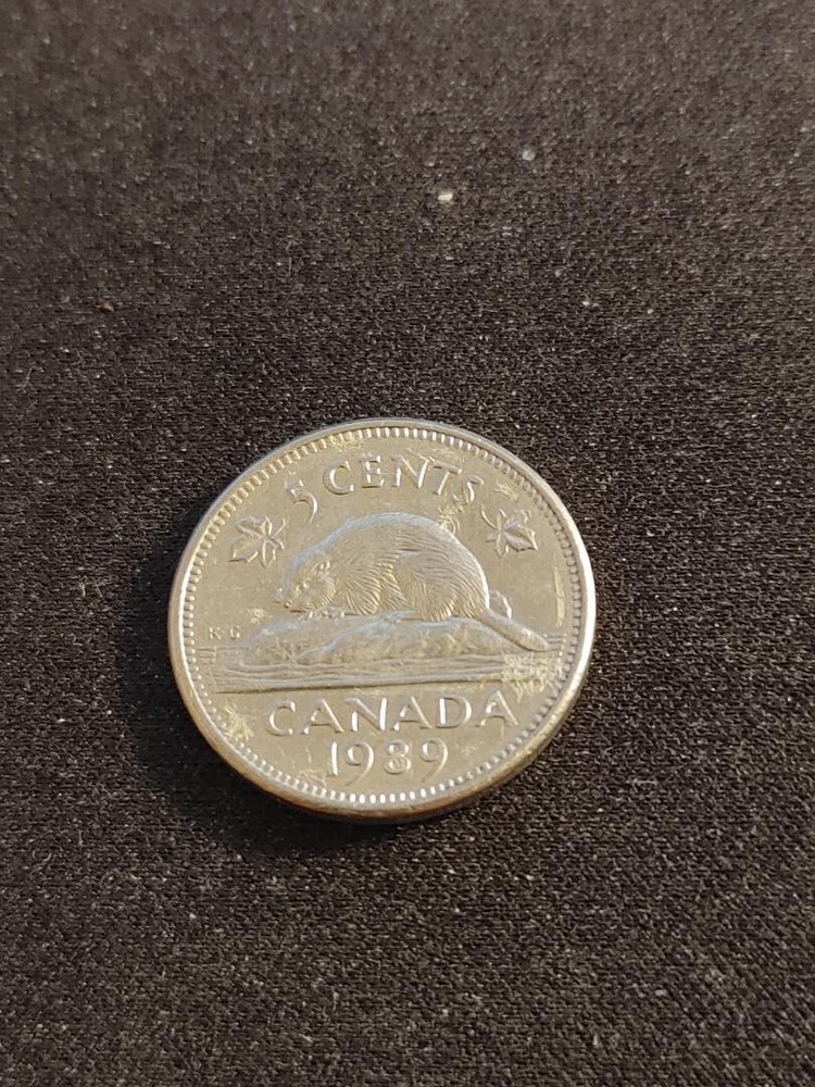 1989 Canada 5 Cents