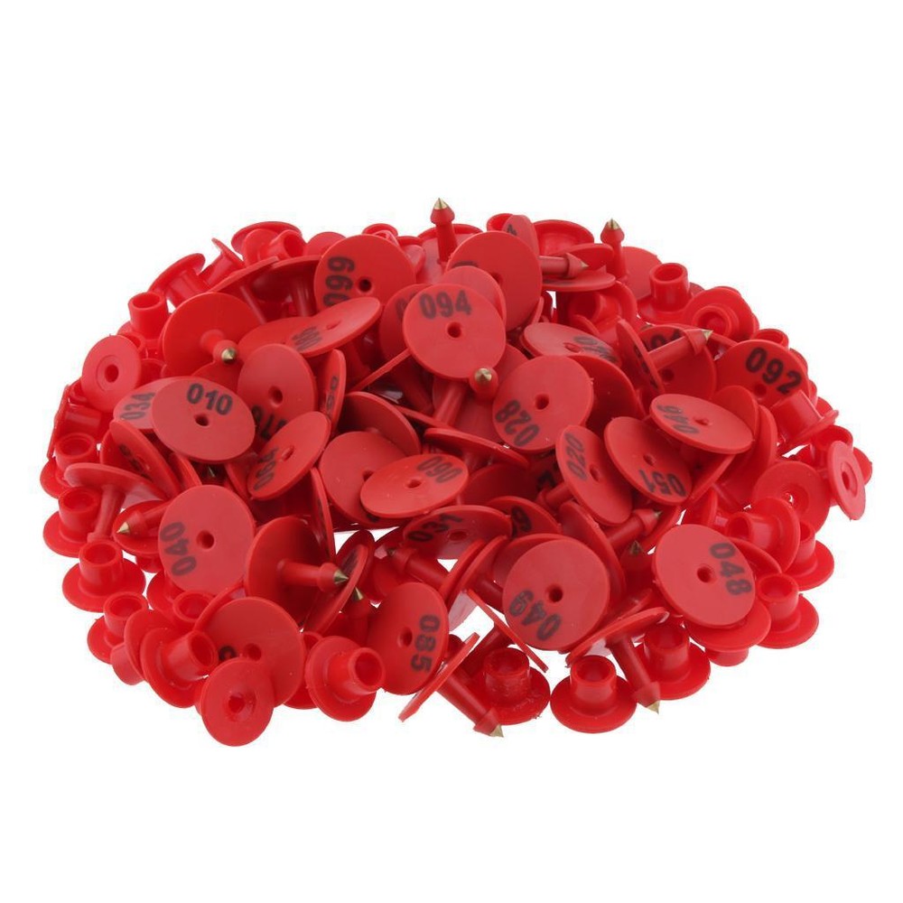 100PCS Small Numbered Livestock for Cow