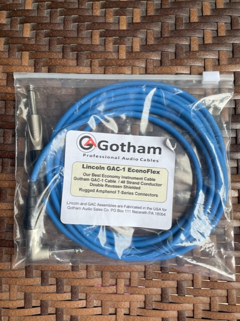 LINCOLN Econoflex Instrument Cable Assemblies 10 FT BLUE