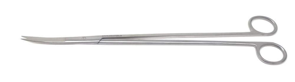 Aquascaping Fish Aquarium Cleaning Scissors Curved 12" Sharp/Sharp, Long Handle